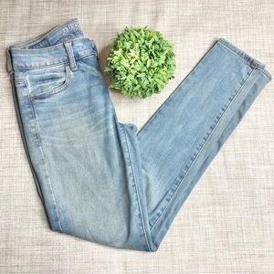 American Eagle super stretch (2015) light wash jegging